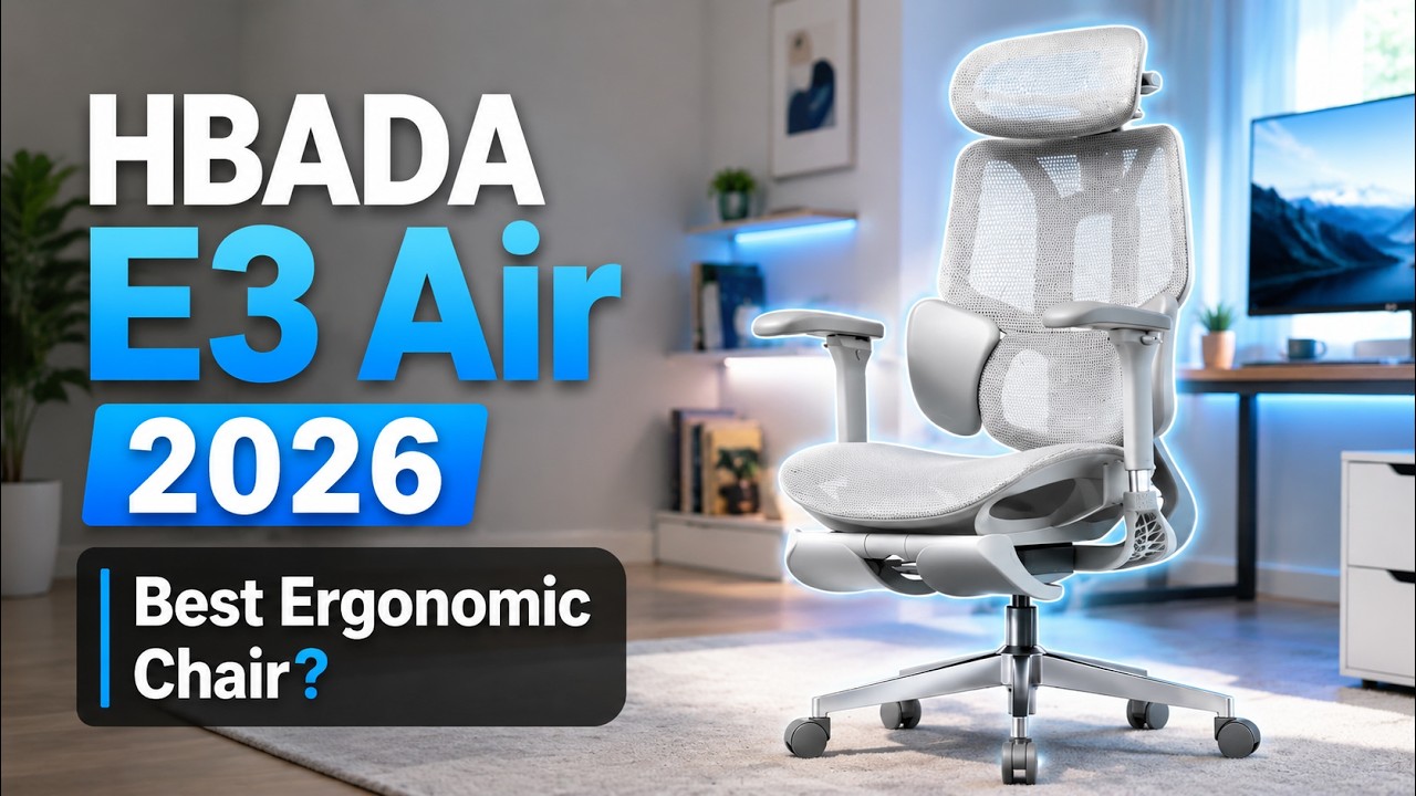 HBADA E3 Air 2026 Review &ndash; Is This the BEST Ergonomic Office Chair?