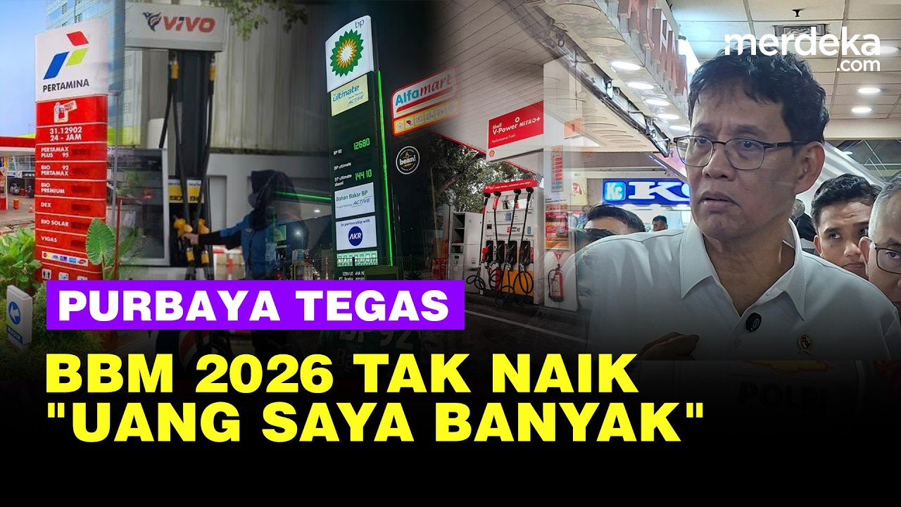 Menkeu Purbaya Blak blakan Pastikan Harga BBM Tak Naik Hingga Akhir 2026