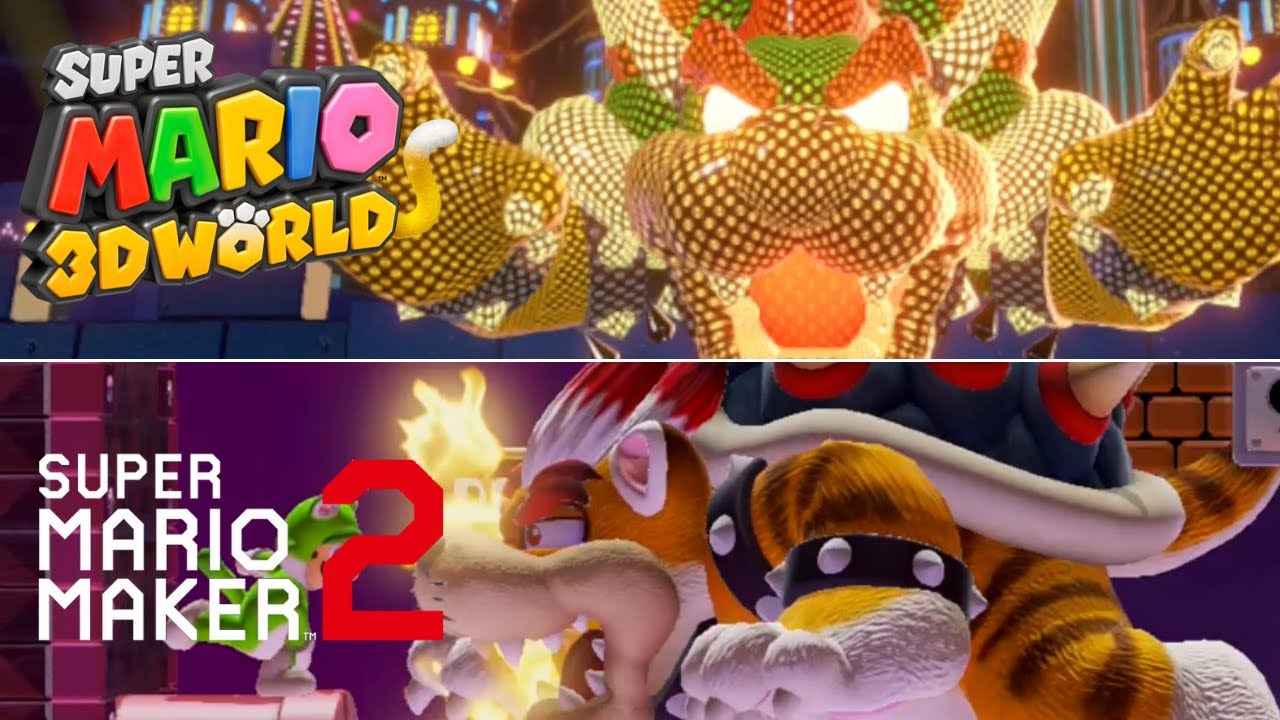 Super Mario 3D World Final Castle Remake in Super Mario Maker 2