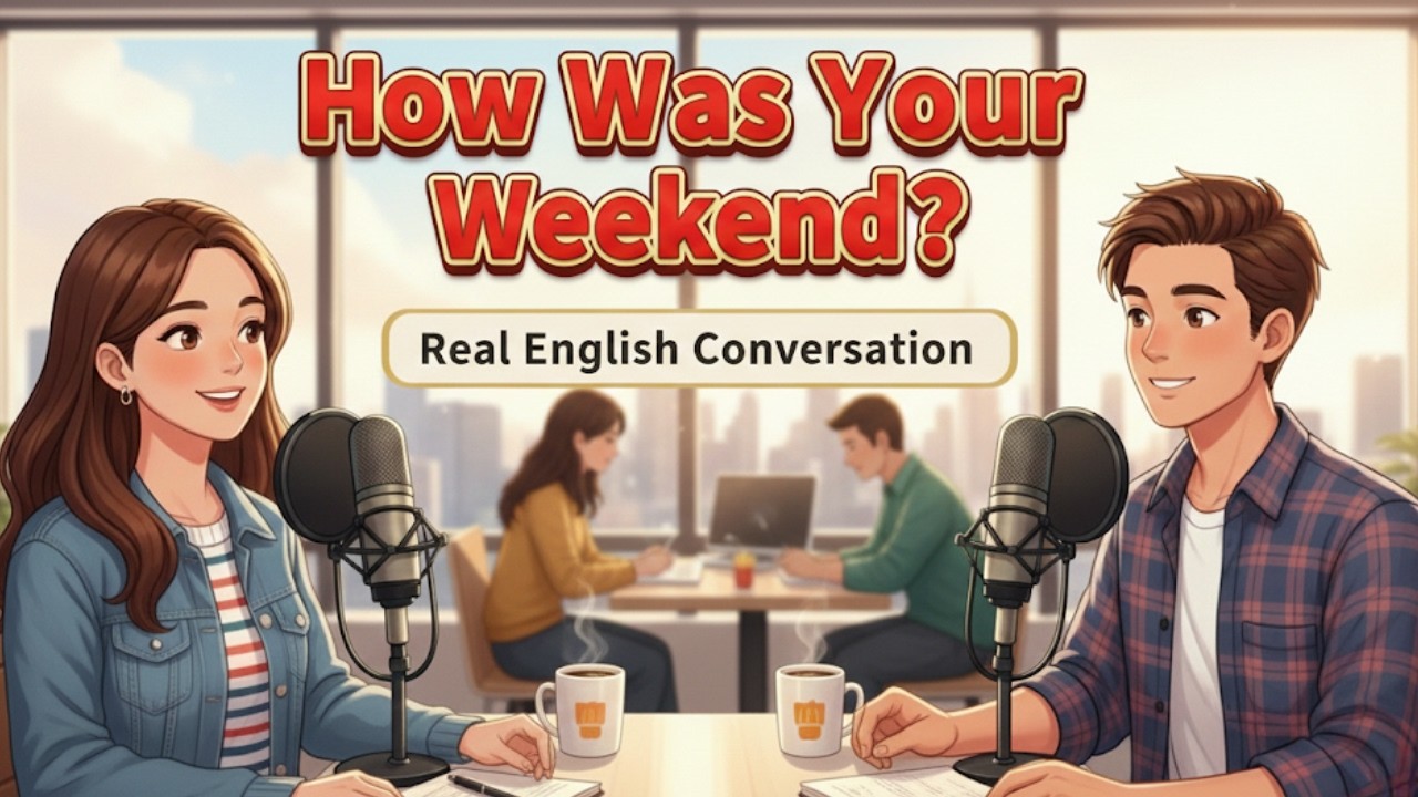 How Was Your Weekend? | Learn English by Talking | English Podcast