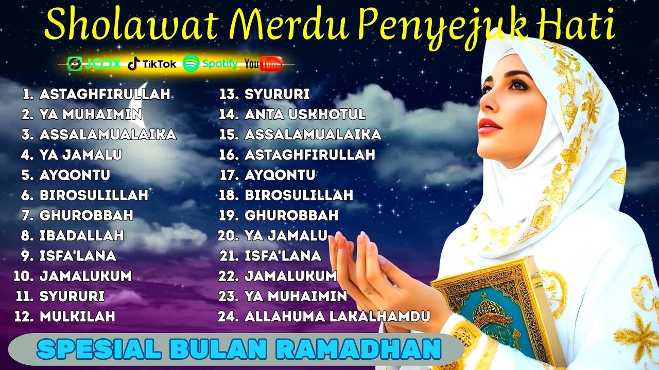 SHOLAWAT NABI PENARIK REZEKI || ASTAGHFIRULLAH - YA MUHAIMIN || SHOLAWAT MERDU PENYEJUK HATI