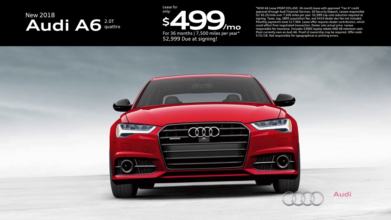 May Audi A6 Lease Special