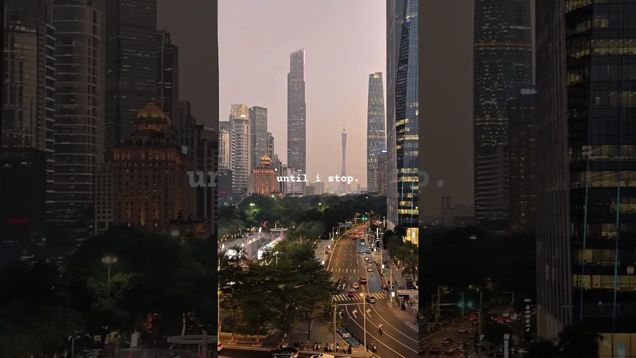 the city never stops breathing.