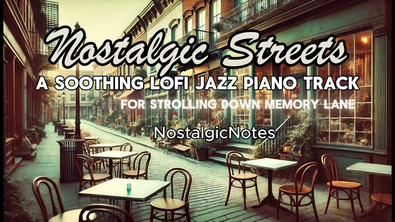 Nostalgic Streets - LoFi Jazz - A Soothing LoFi Jazz Piano Track for Strolling Down Memory Lane