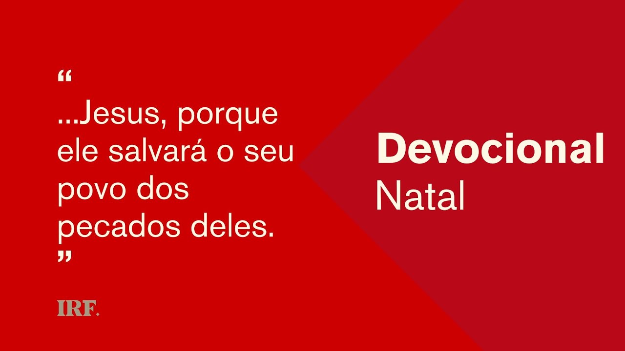 Olhando Para o Futuro - Apocalipse 21.1-4 | O Salvador Chegou - Devocional de Natal 24/12/25 | 24