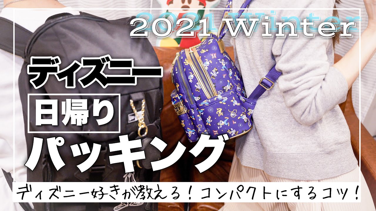 【防寒対策】ディズニー好き夫婦のパッキング術！冬の寒さを乗り越えろ！2021年度版