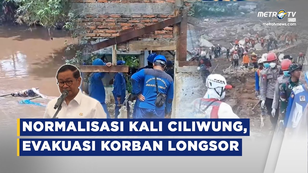 [FULL] NEWSLINE - NORMALISASI KALI CILIWUNG, UPDATE PENCARIAN KORBAN LONGSOR CISARUA