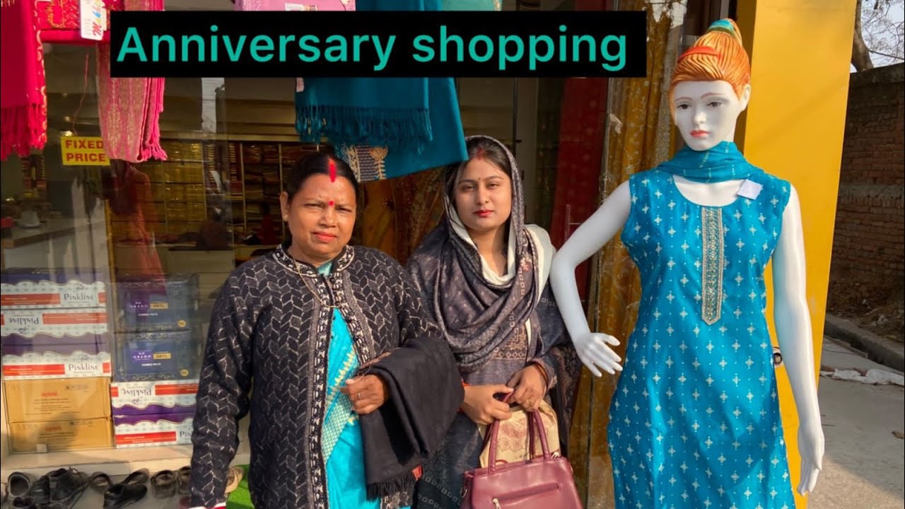 Anniversary Shopping Vlog🤗 | Bhabhi Saree Shopping |😉🧿