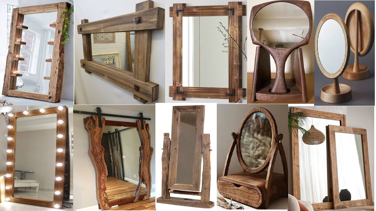 Gorgeous Mirror design ideas from Scrap Wood as Easy woodcrafts Project