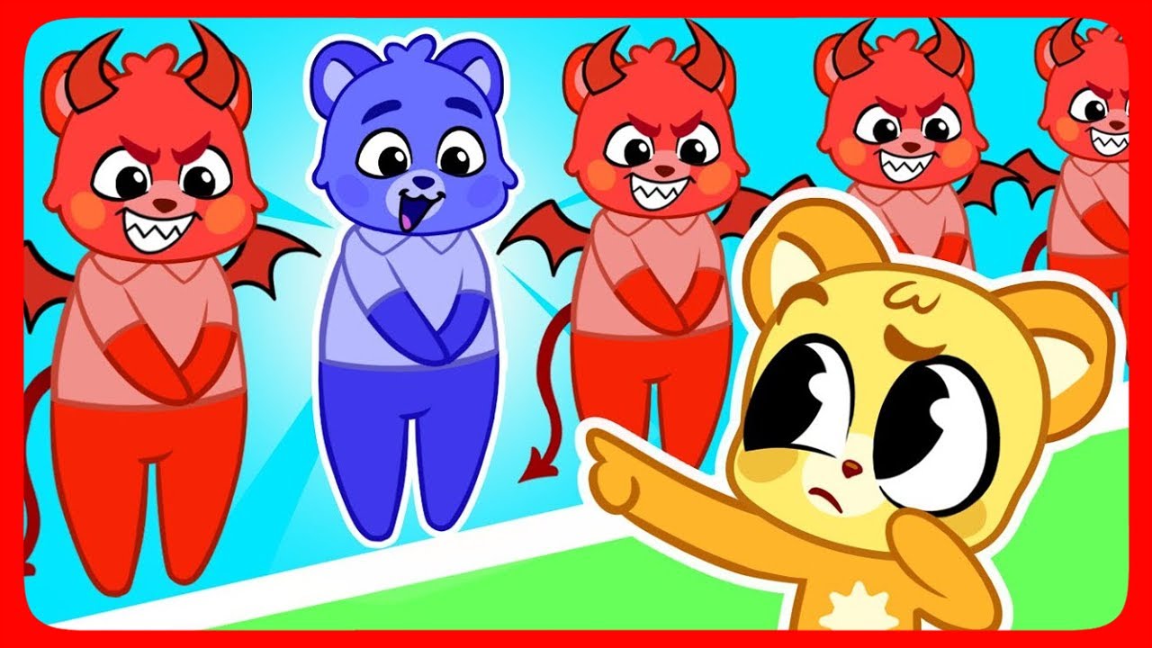 Where Is My Real Daddy? 😲 Did You See Him? Kids Safety Cartoon by Funny Cubs 🐻