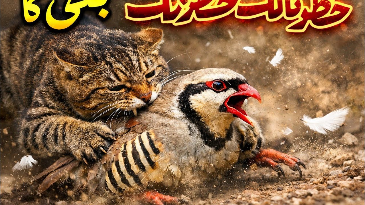 cat attack chakor funny video, chakor fight