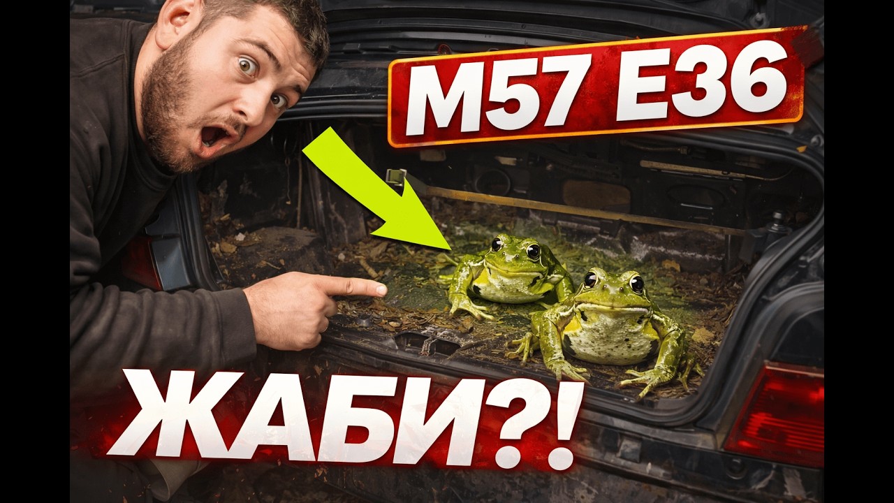 Отворих багажника на E36… и вътре ИМАШЕ ЖАБИ 🐸😱 #2