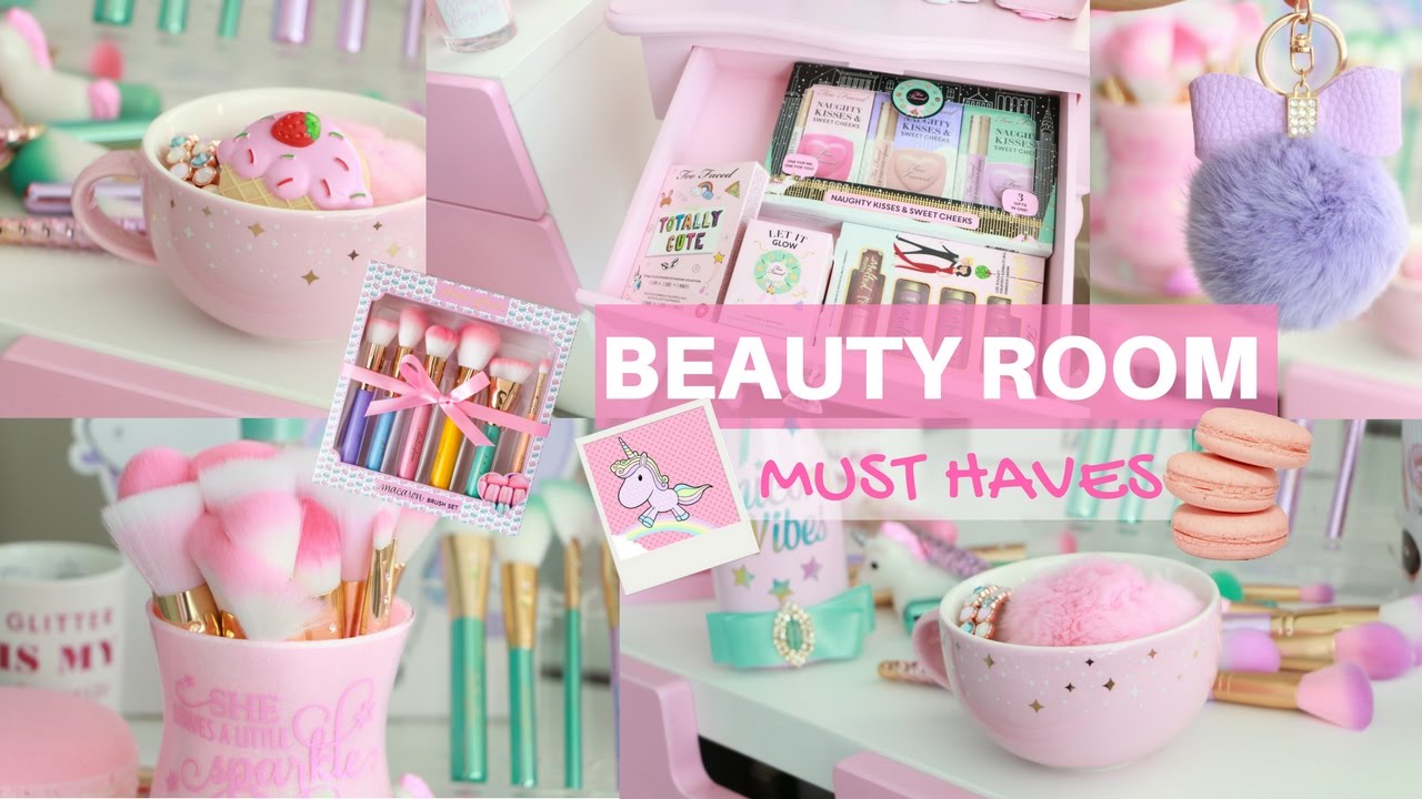 BEAUTY ROOM MUST HAVES!🦄🦄-SLMissGlam🦄💕