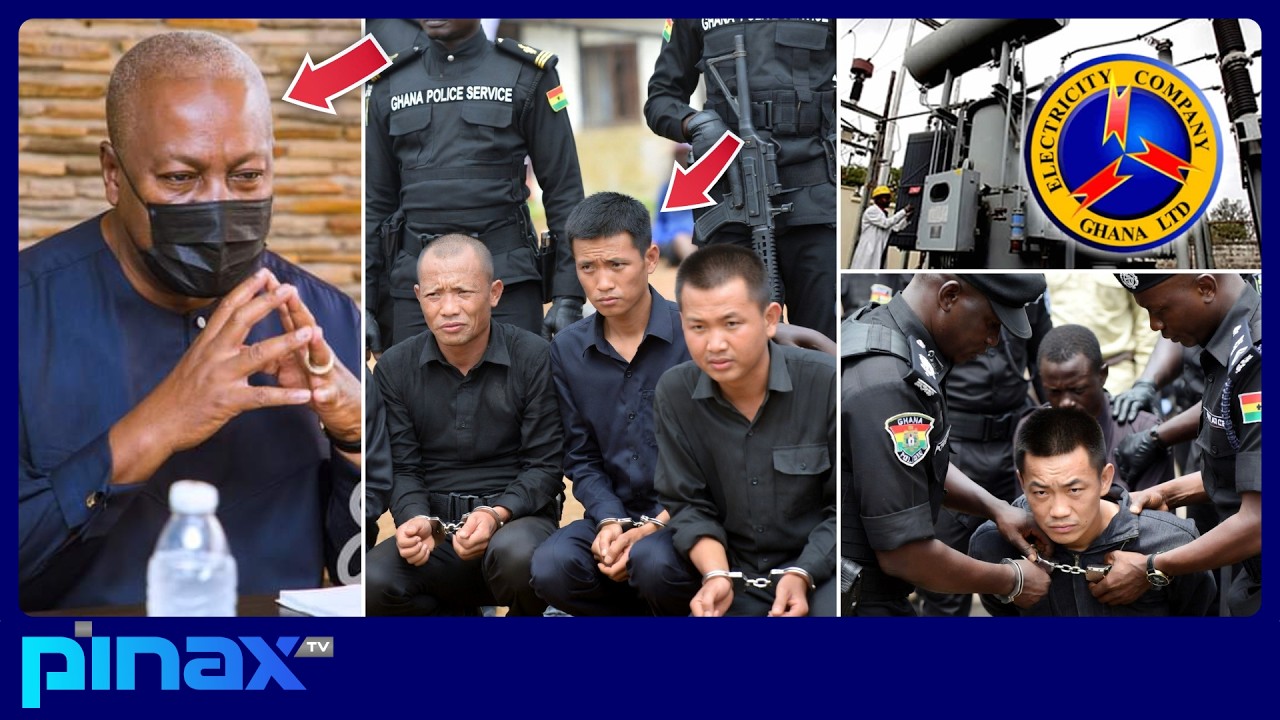 🚨 8 Chinese Nationals & 2 Ghanaians BUSTED — ECG Cable Theft Syndicate EXPOSED by Ghana Police