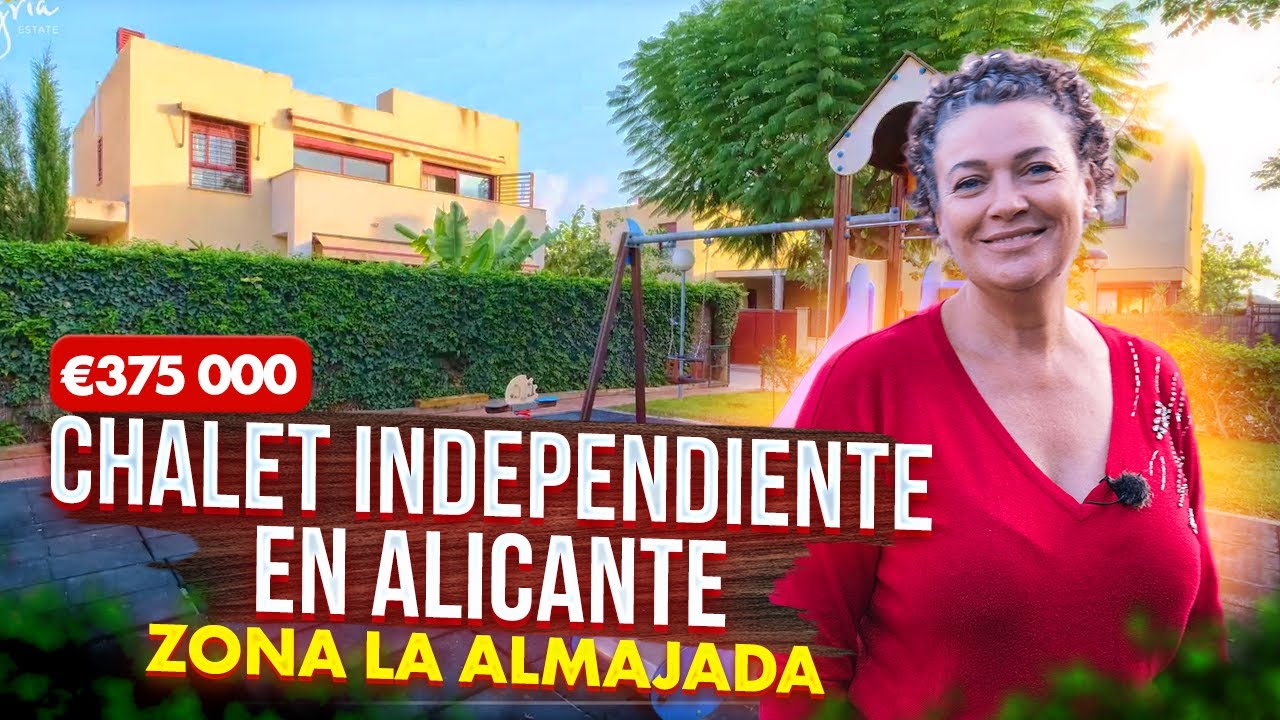 Chalet independiente en Alicante (zona La Almajada). Inmobiliaria Alicante