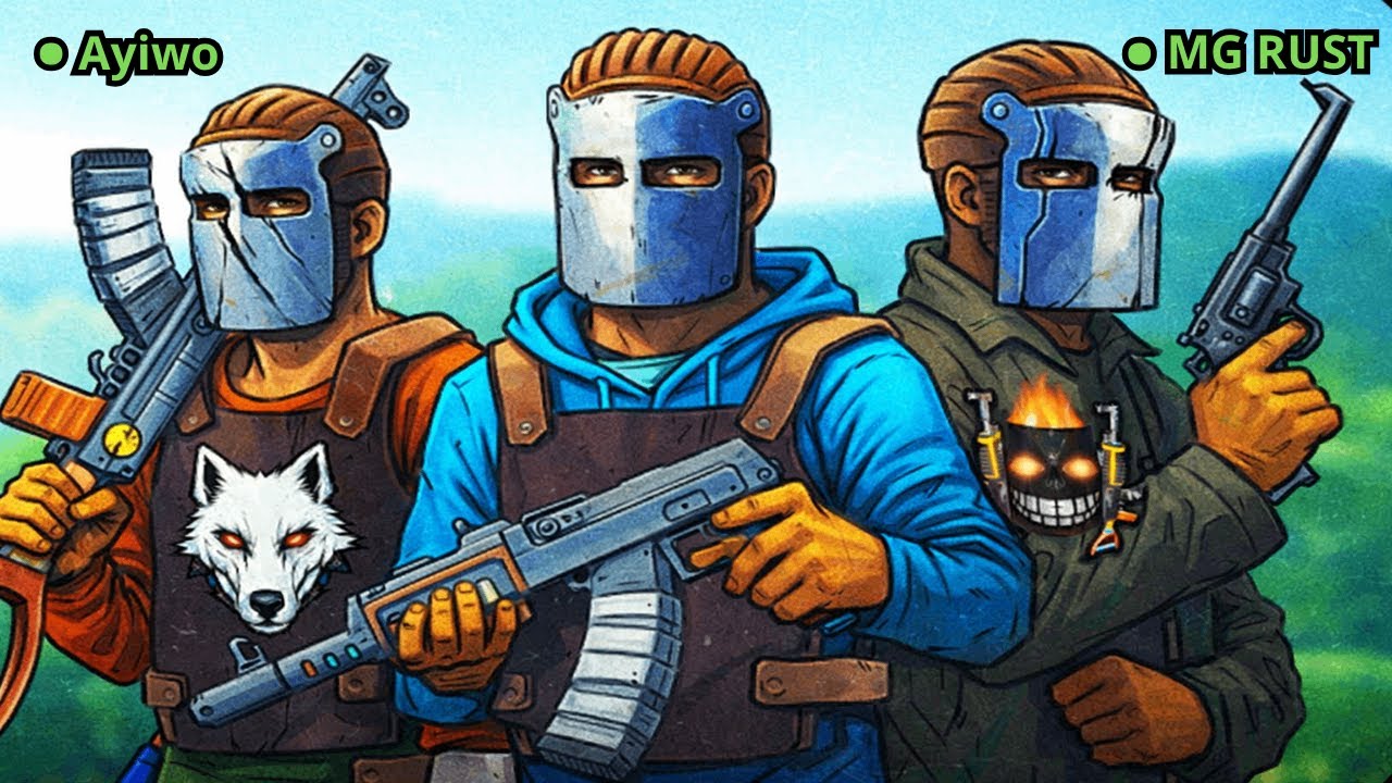 Prežili sme 12 hodín vedľa najväčšieho klanu na serveri... (CZ/SK RUST) ft. Ayiwo , MG Rust Survival