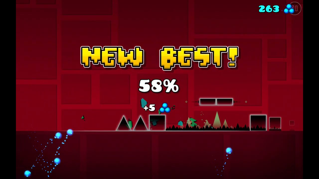 Jogando geometry dash pela primeira vez 