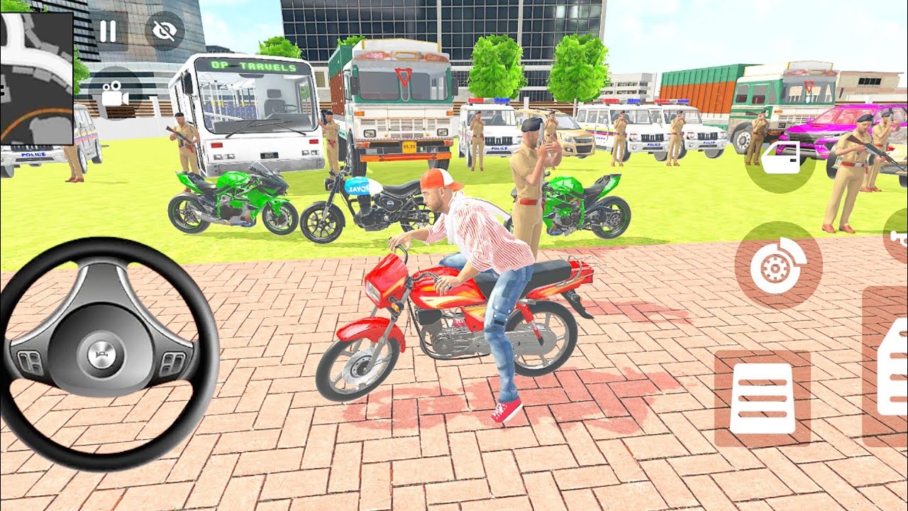 Franklin Order 2️⃣ Kawasaki Ninja h2r & 1️⃣ Royal 👑 Enfield In Indian 🇮🇳 Bike Thief Auto Simulator