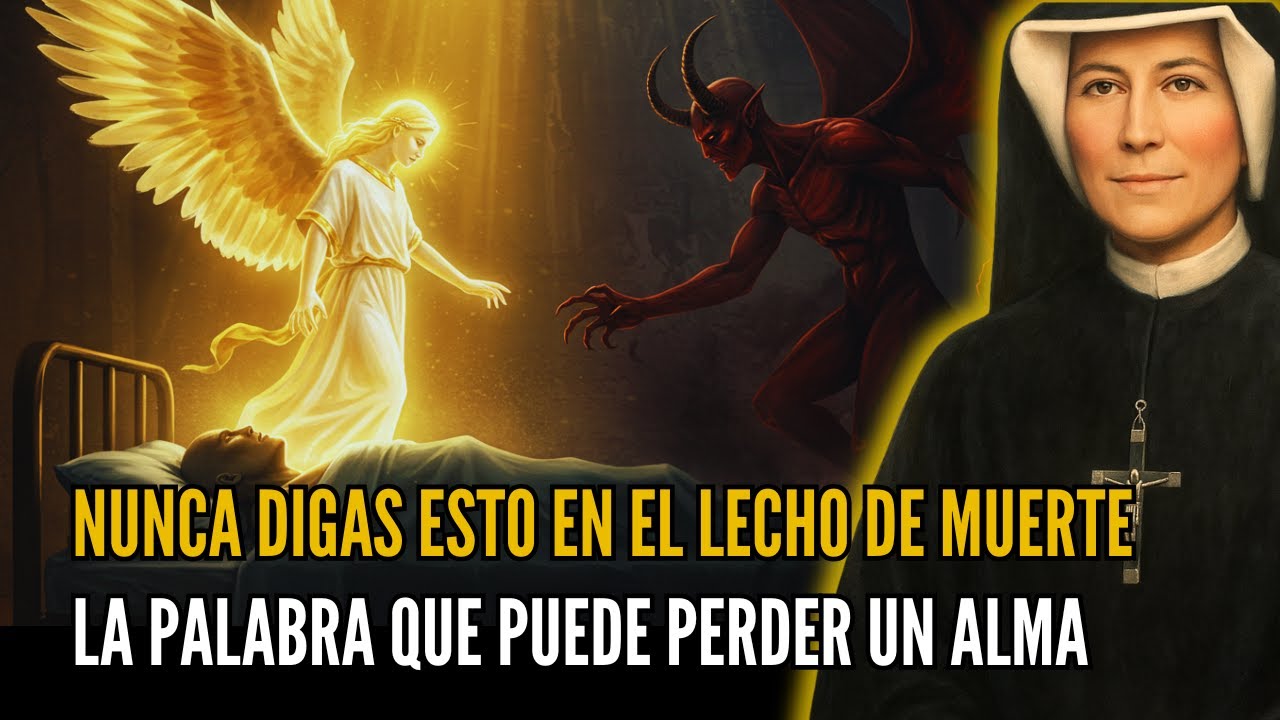 Santa Faustina advierte: la ÚLTIMA PALABRA que nunca debes decir a alguien en su lecho de muerte