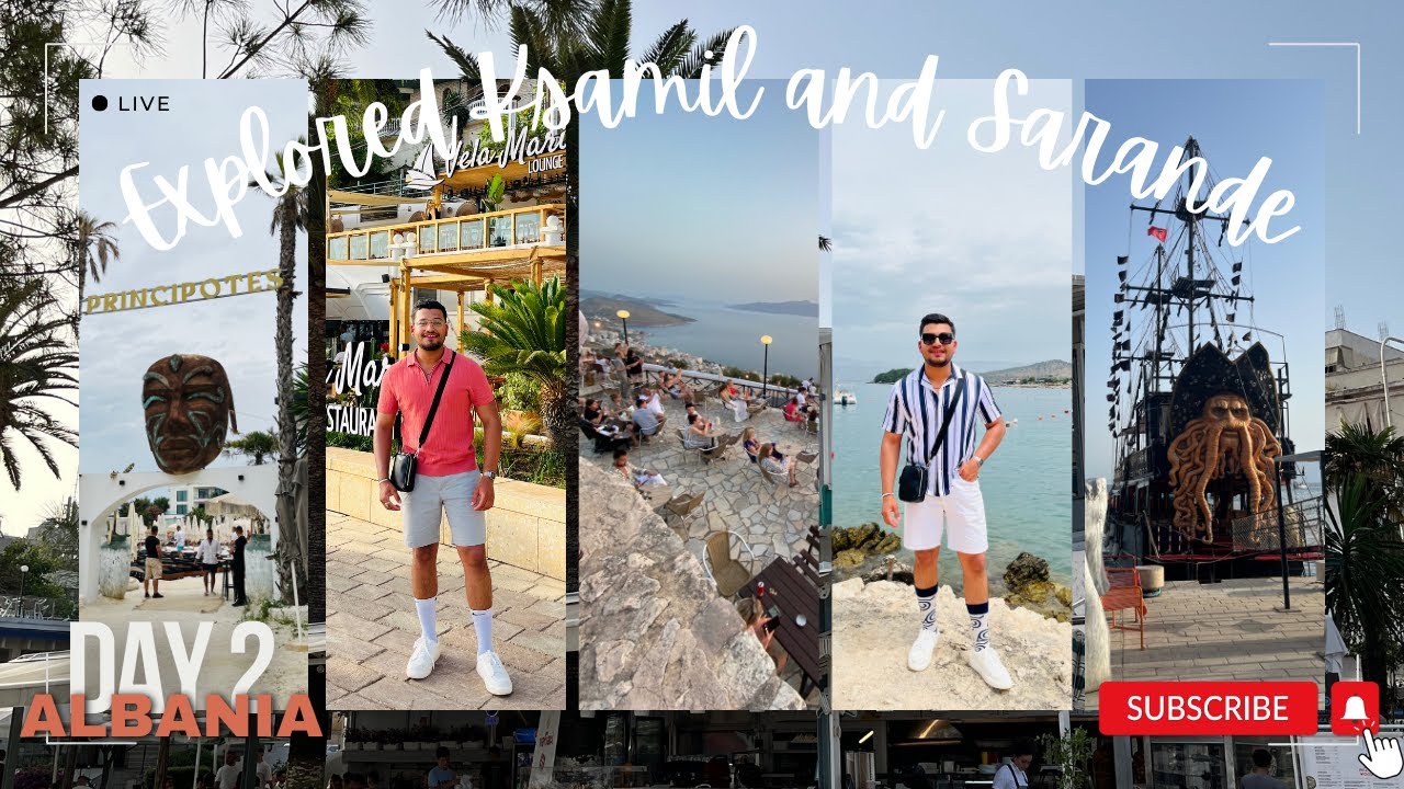 Day 2 In Albania🇦🇱 | Explored Ksamil and Sarande🏖️| Crazy Experience |