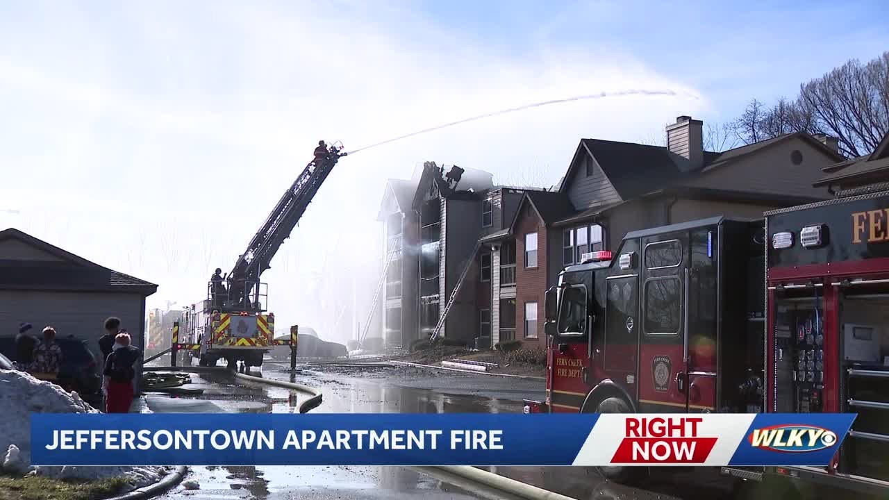 12 displace in Jeffersontown apartment fire