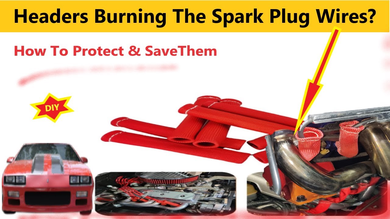 Install Spark Plug Wire Boots Heat Shield Protector Sleeves!