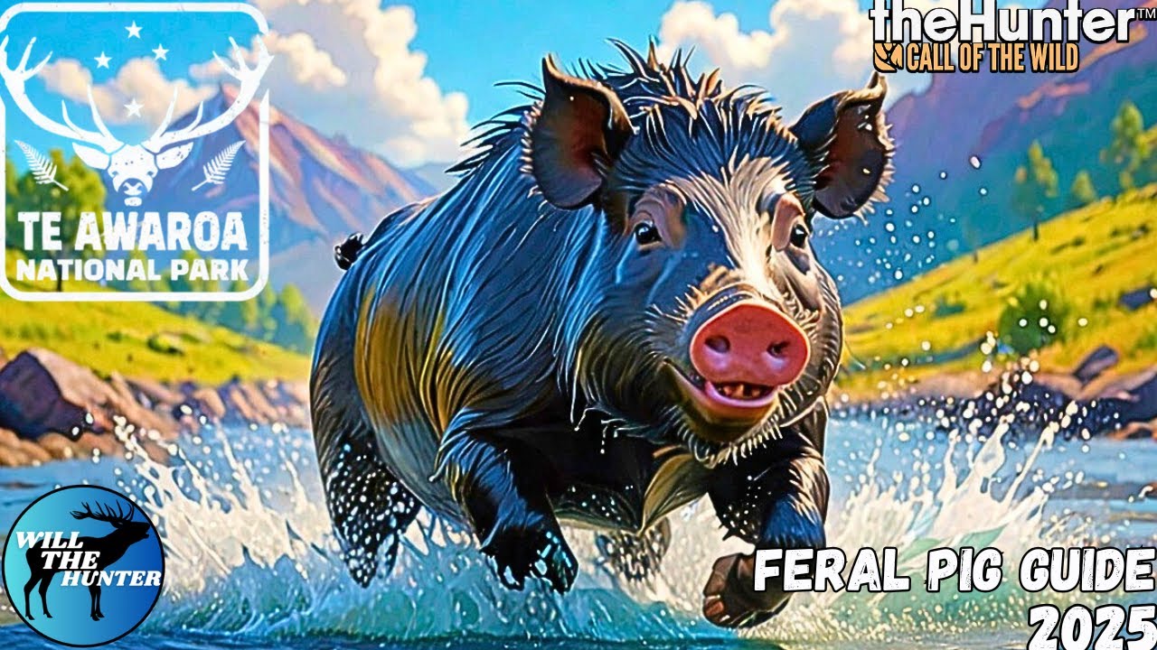 Te Awaroa Feral Pig Guide | TheHunter Call Of The Wild 24/25
