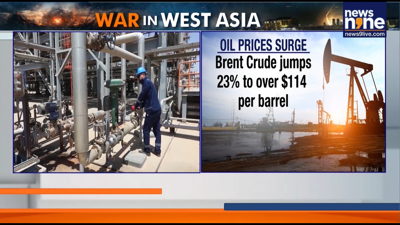 Oil Markets in Shock | Brent Hits $114, US Crude $115 Amid West Asia Conflict