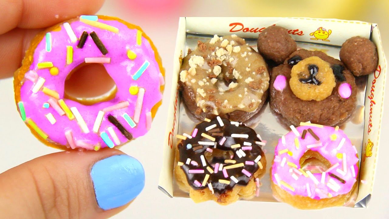 DIY MINI EDIBLE DONUTS! Make Tiny Donuts | Popin Cookin!