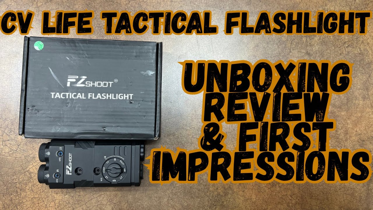 EZ SHOOT TACTICAL FLASHLIGHT: UNBOXING, REVIEW AND FIRST IMPRESSIONS: #unboxing #review #impression