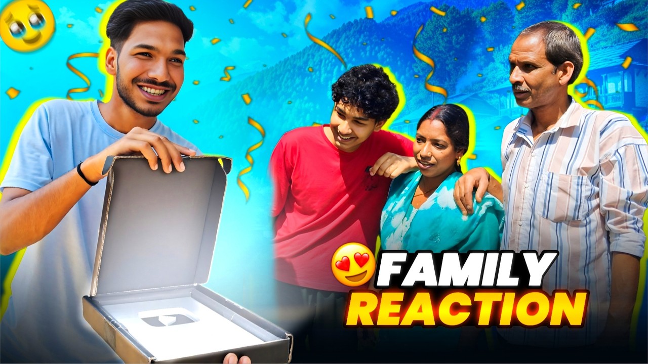Second Silver Play Button Unboxing With Family | Family Reactions😱 | #vlog