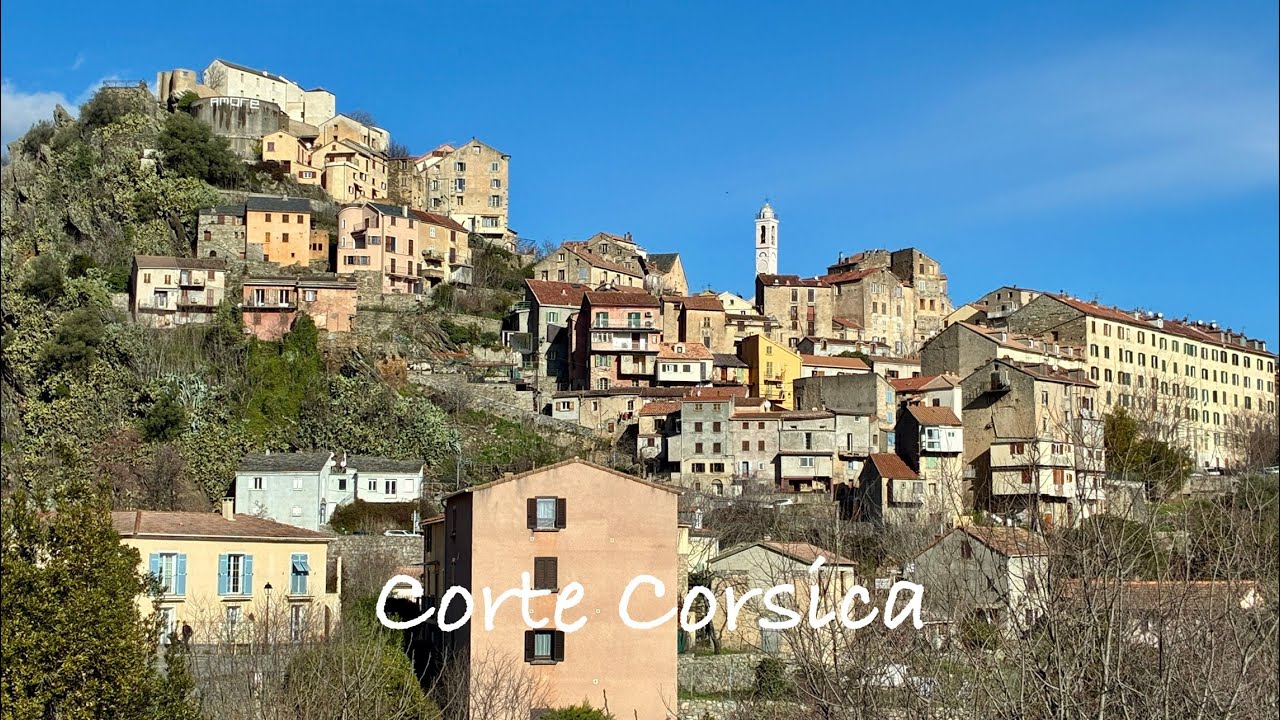 Corte - a Jewel in the Mountains of Corsica, Amazing Houses Built on the Rocks 