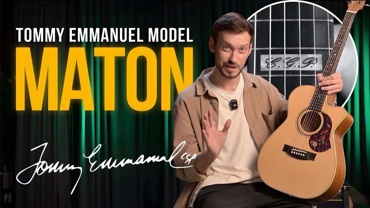 Подписной Maton EBG808C TE Tommy Emmanuel Model | Guitar lavka