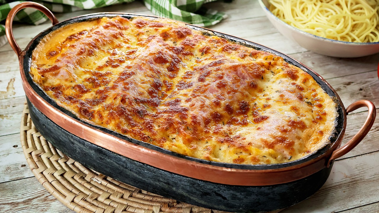 MACARRÃO CREMOSO DE FORNO SIMPLES, FÁCIL E DIFERENTE DE TUDO QUE JÁ VIU