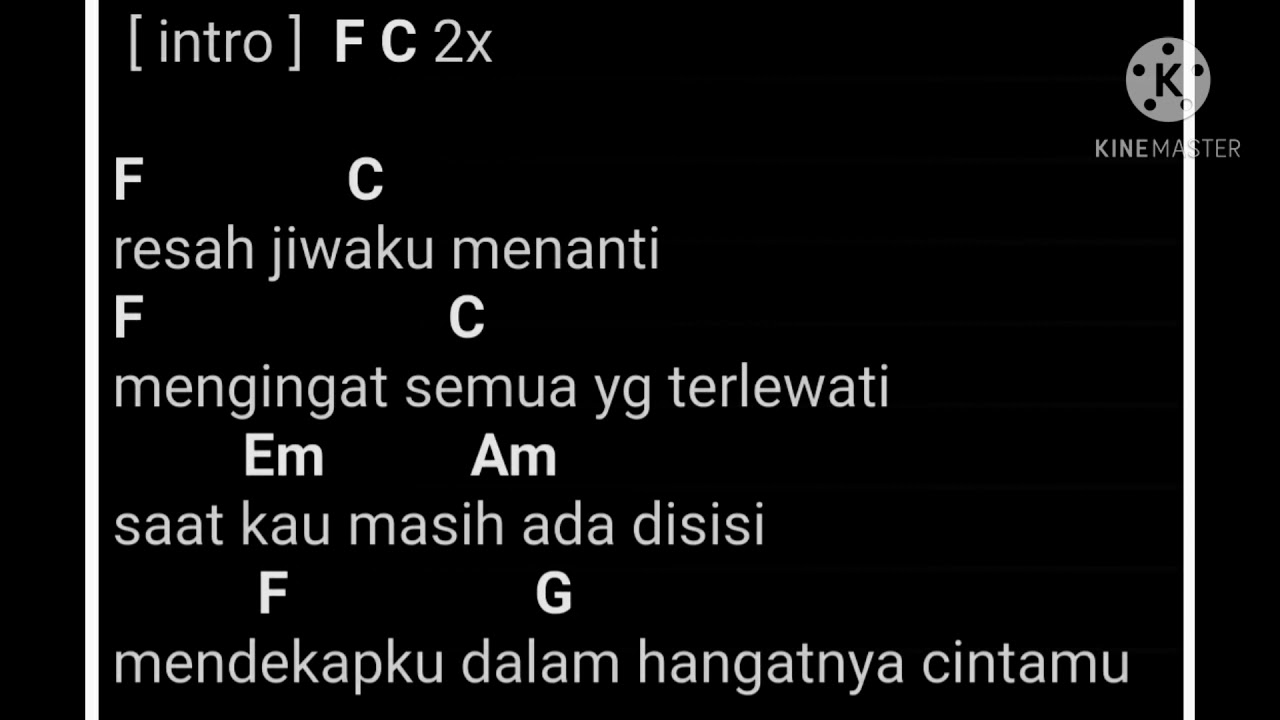 chord gitar terendap laraku By Naff