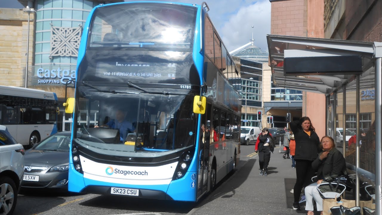Stagecoach Highlands Service 11 Inverness Retail Park - Inverness Bus Station