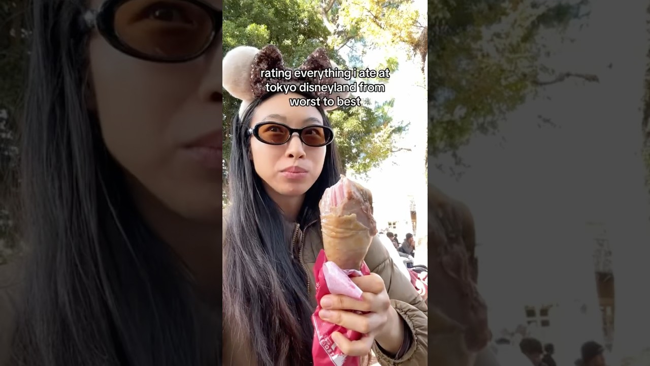 everything i ate at tokyo #disneyland 🤸