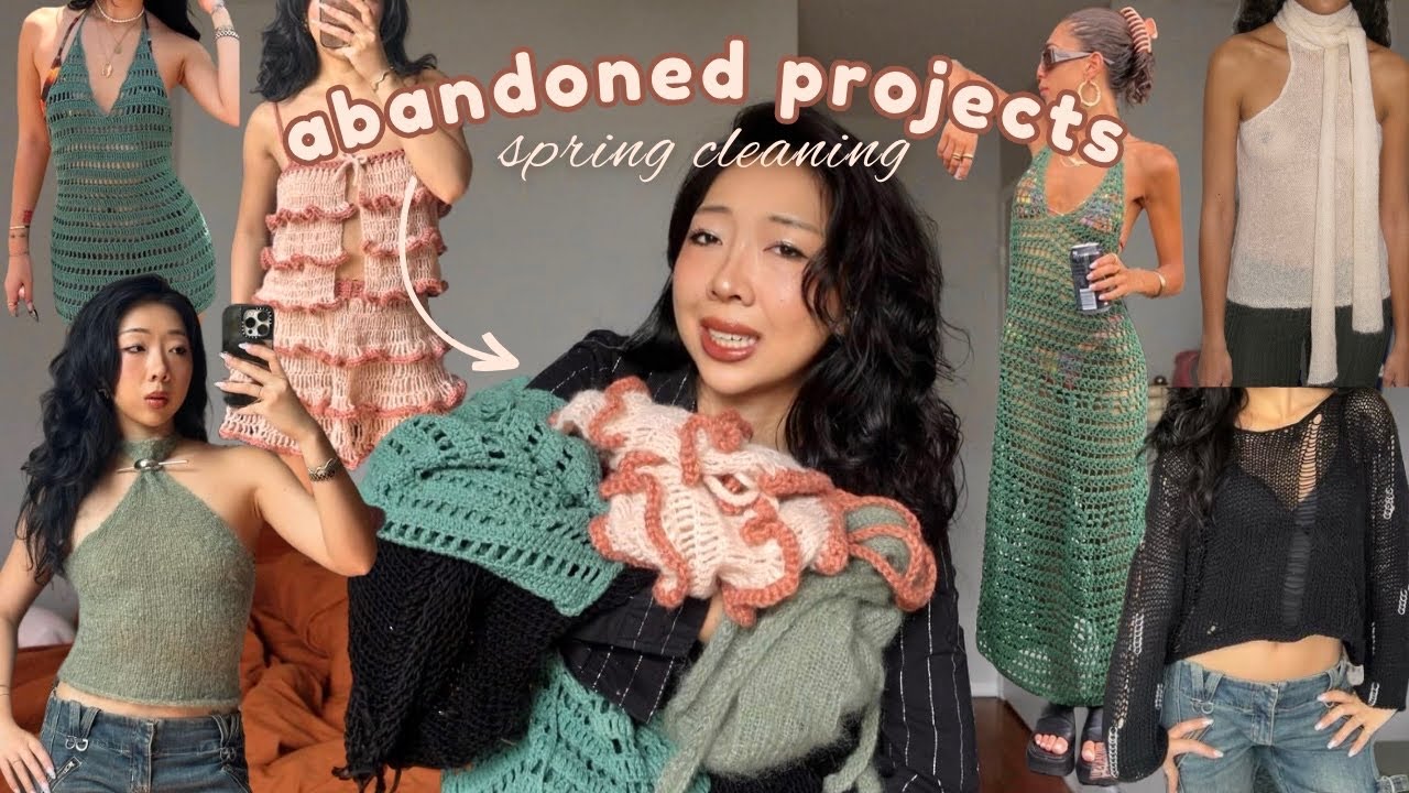finishing my abandoned crochet / knit projects (spring cleaning!!)