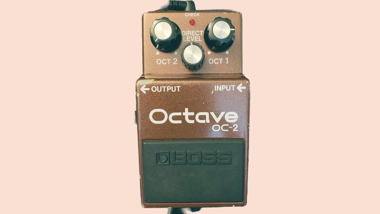 Boss OC-2 - Best Bass Octave Pedal #madeinjapan #vintage #basspedal