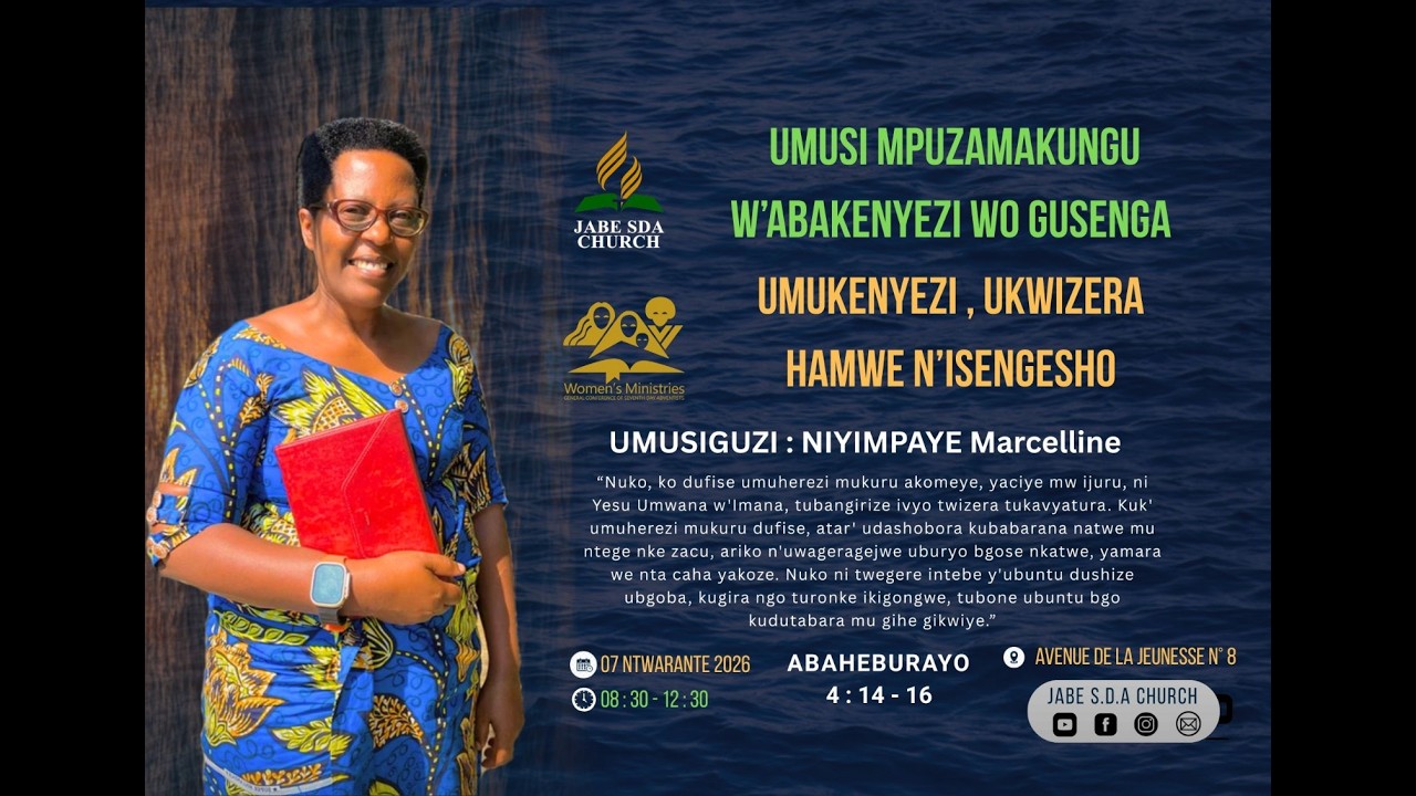 #LIVE : UMUKENYEZI, UKWIZERA HAMWE N'ISENGESHO  || NIMPAYE MARCELLINE