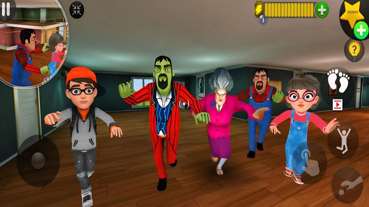 Escaping Miss T’s Entire Family! 😱🏃‍♂️ | Scary Teacher 3D