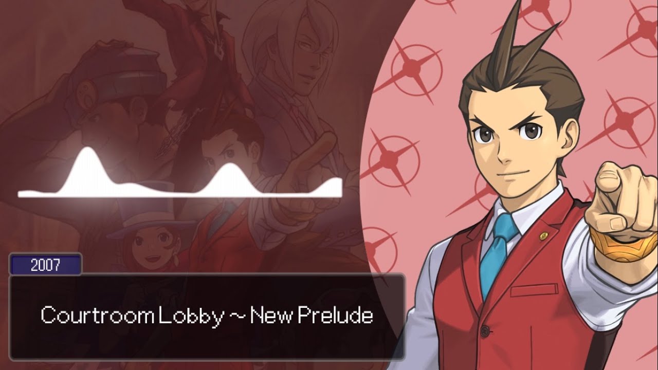Ace Attorney: All Courtroom Lobby/Defendant Lobby Themes 2021