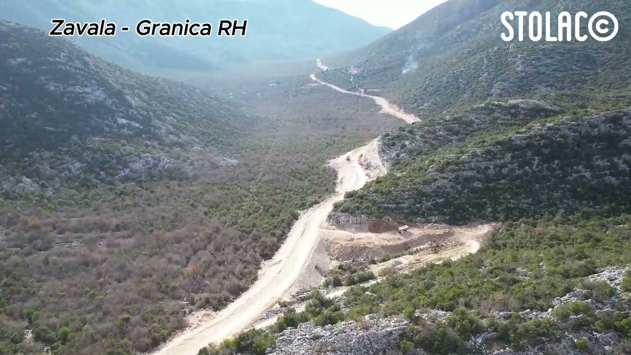 Nova cesta ZAVALA - Granica RH