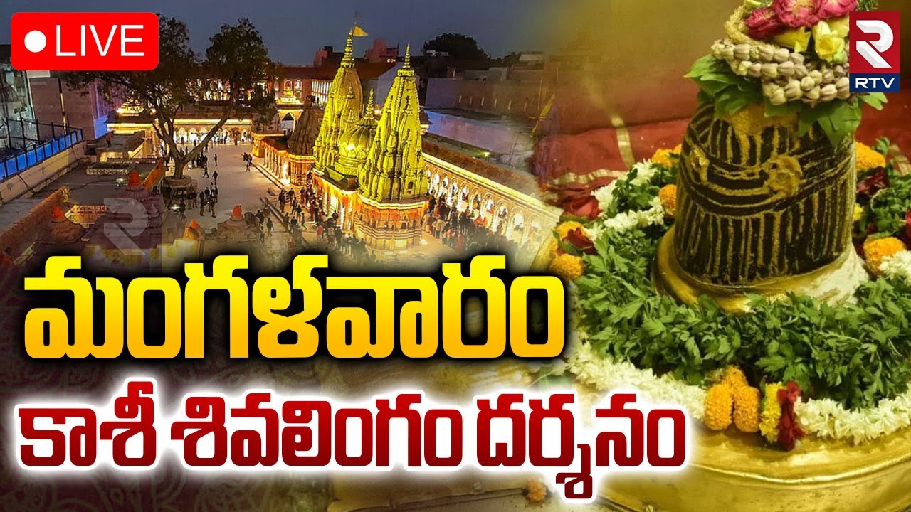 Kashi Shivalingam Darsham🔴LIVE : మంగళవారం కాశీ శివలింగం లైవ్ దర్శనం | Kashi Vishwanath Temple | RTV