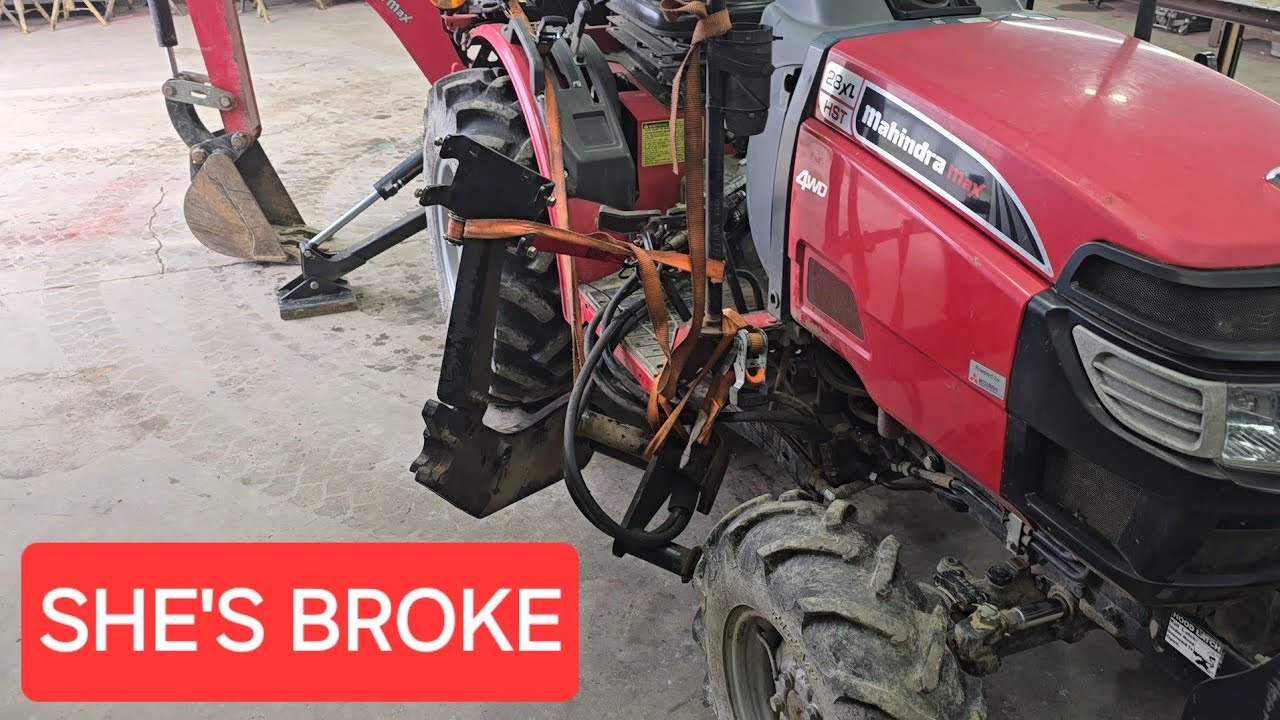 Tractor loader bracket repair