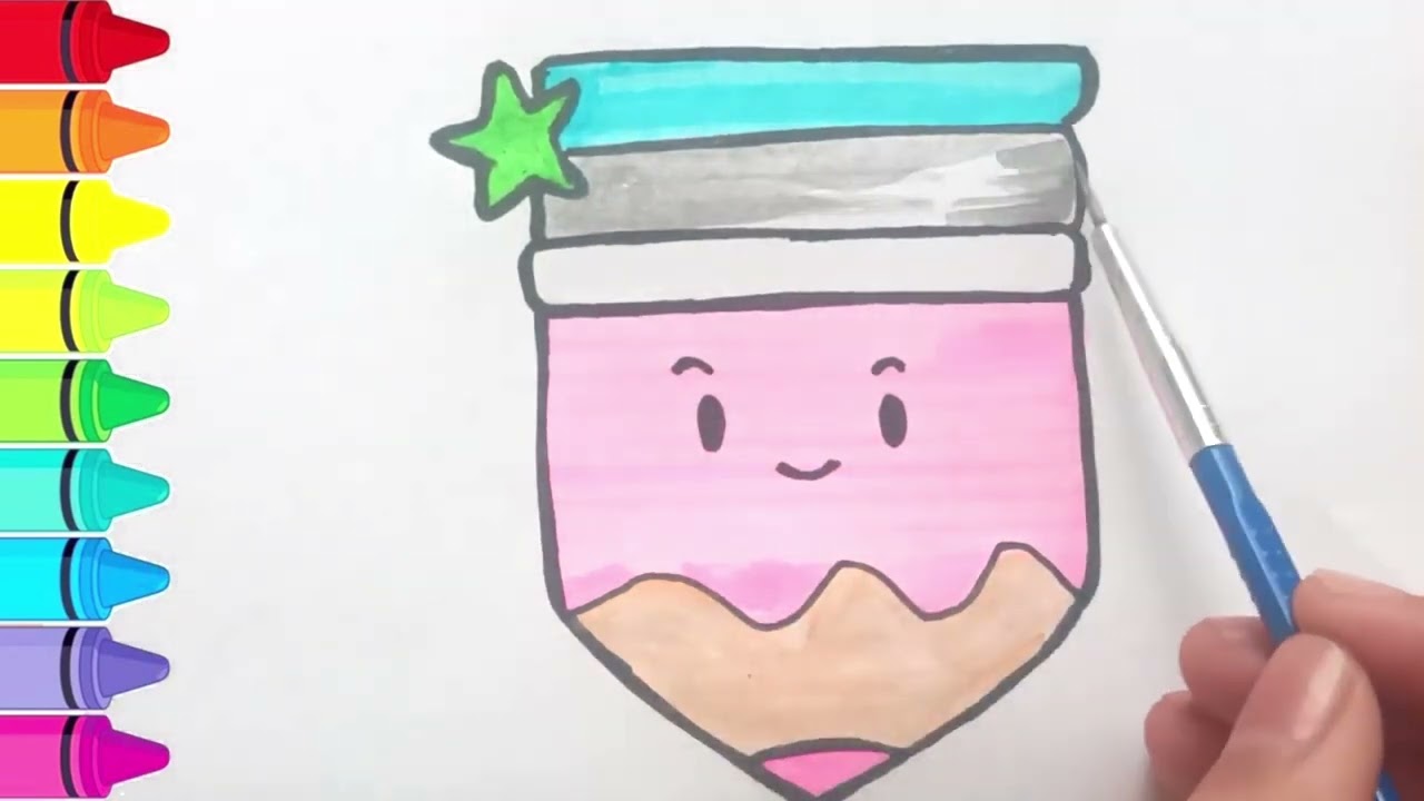 Милые рисунки карандашами для раскрашивания для детей и малышей / Как рисовать / #легкийрисунок #...
