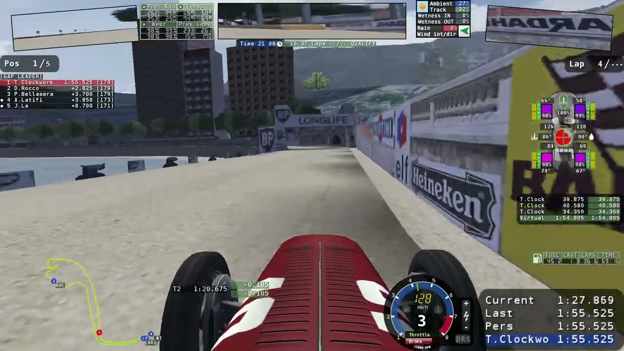 rFactor - Vintage GP - S1 R6 - Monaco - Monte Carlo (Championship)