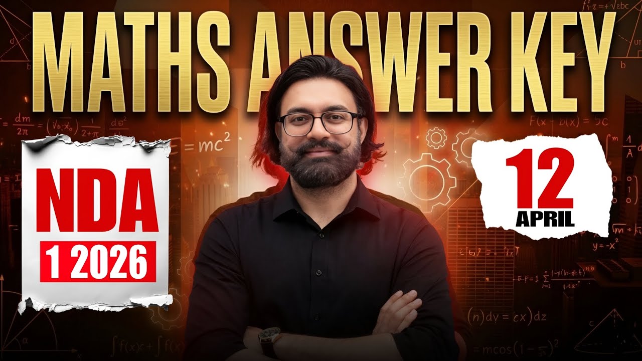 Answer Key of NDA 1 2026 🔥SET B l Mathematics l By LWS Team