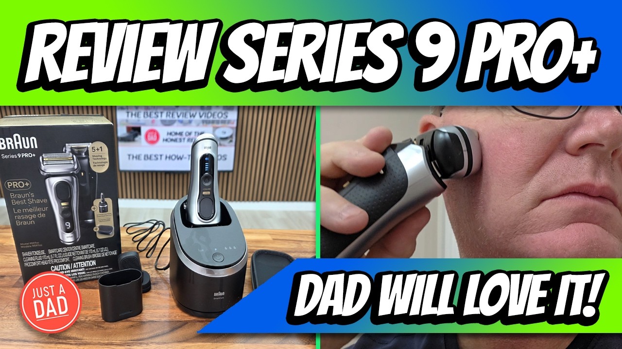 Braun Series 9 PRO+ Mens Electric Razor REVIEW how to clean & use it