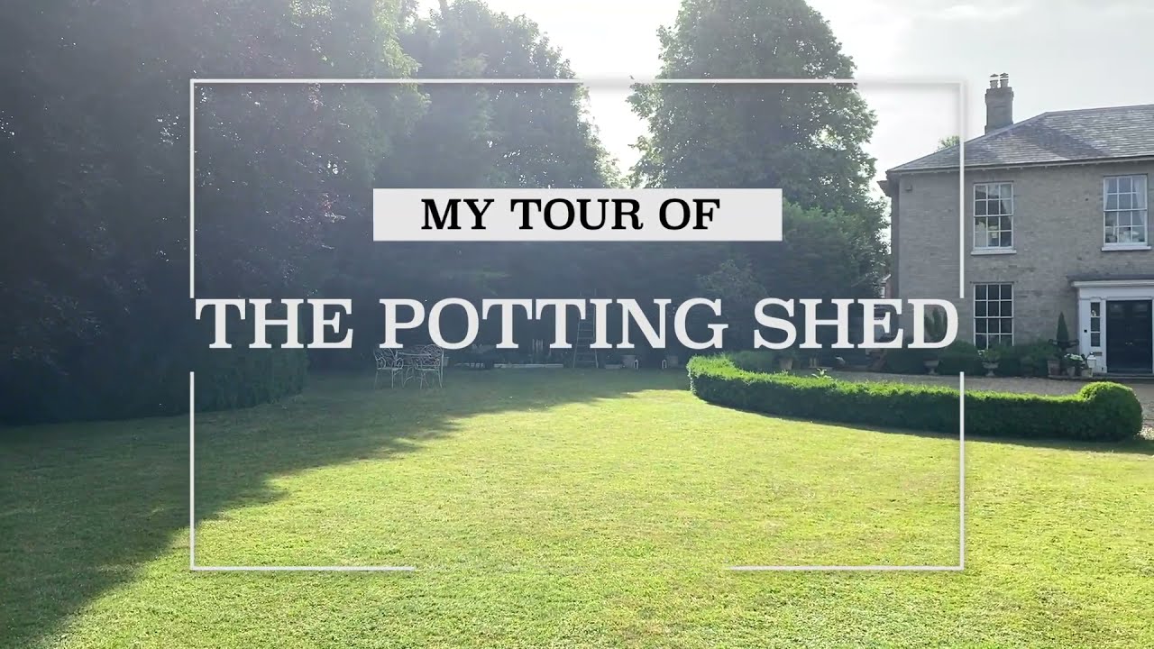 MY COTTAGECORE POTTING SHED!
